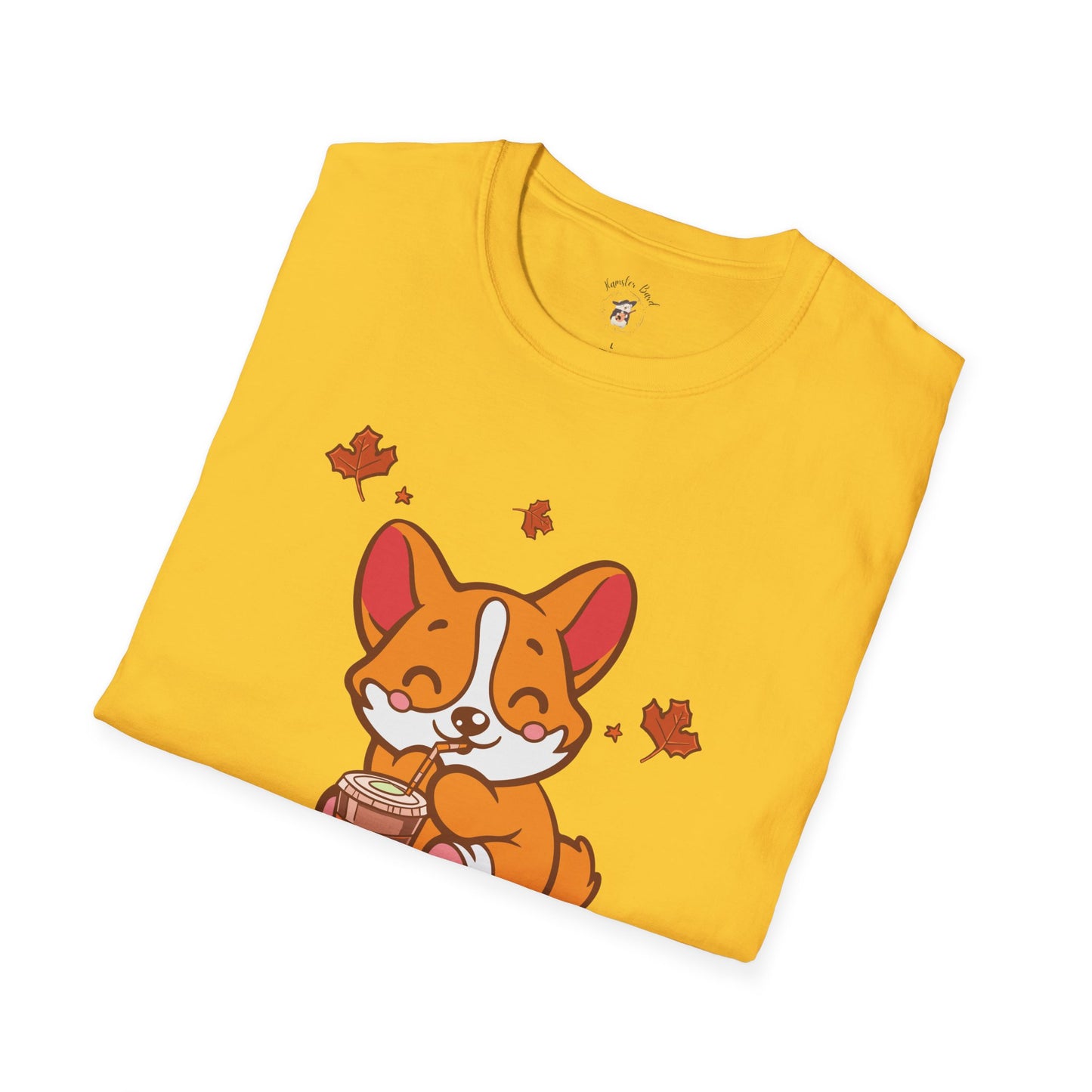 Cute Corgi, Coffee Lover tee Shirt, Halloween Fall