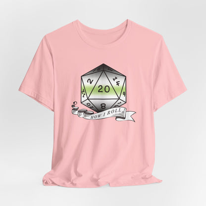 Agender Pride | This Is How I Roll | D20 Pride Unisex T-Shirt