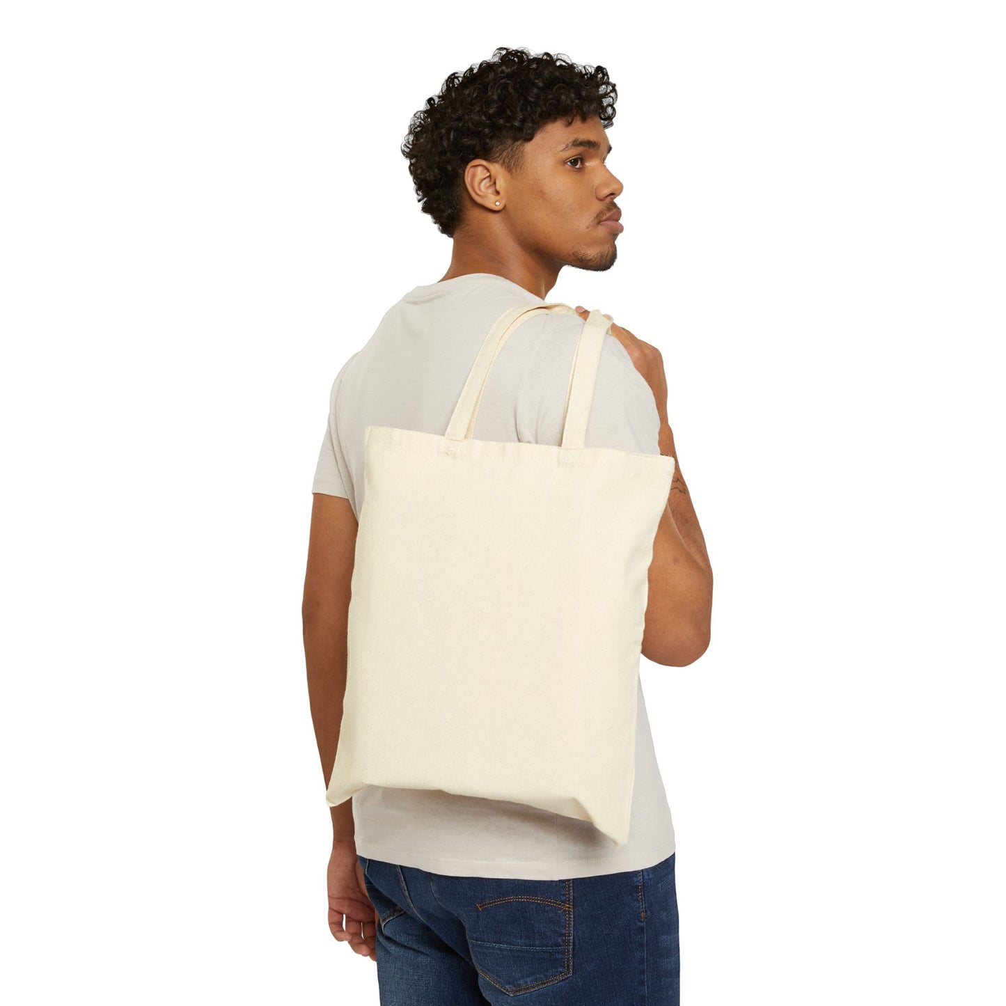 Merry Mushroom Cottage Core Cotton Canvas Tote Bag