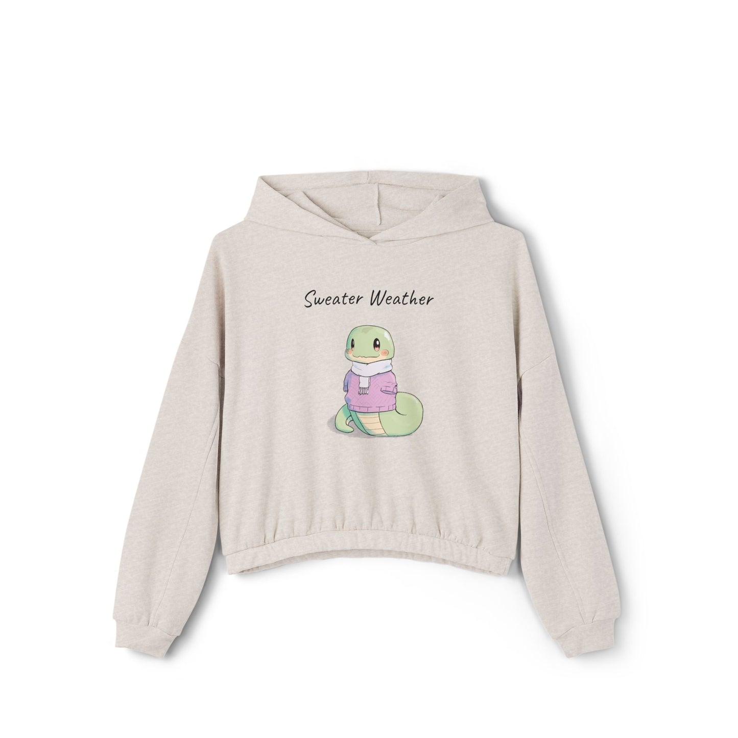 Snake Lover Women's 90's Retro Fit Cinched Waist Hoodie