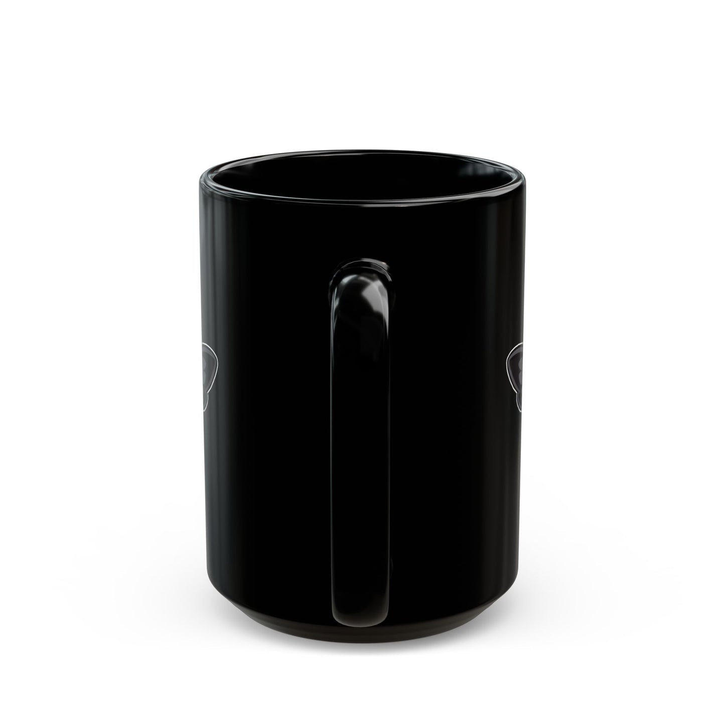 Cute Chibi Mothman, Dark Aesthetic Coffee Cup, Gift for Office, 11oz 15oz, Printed on Both Sides, Cryptid Lover's Tea Mug, Occult