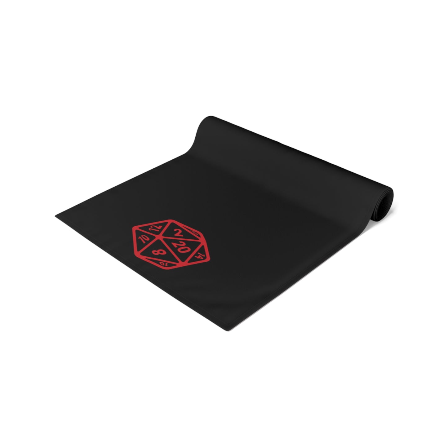 D20 Roll For Initiative Table Runner, Game Night, DnD Table. Gaming Table, (Cotton, Poly)