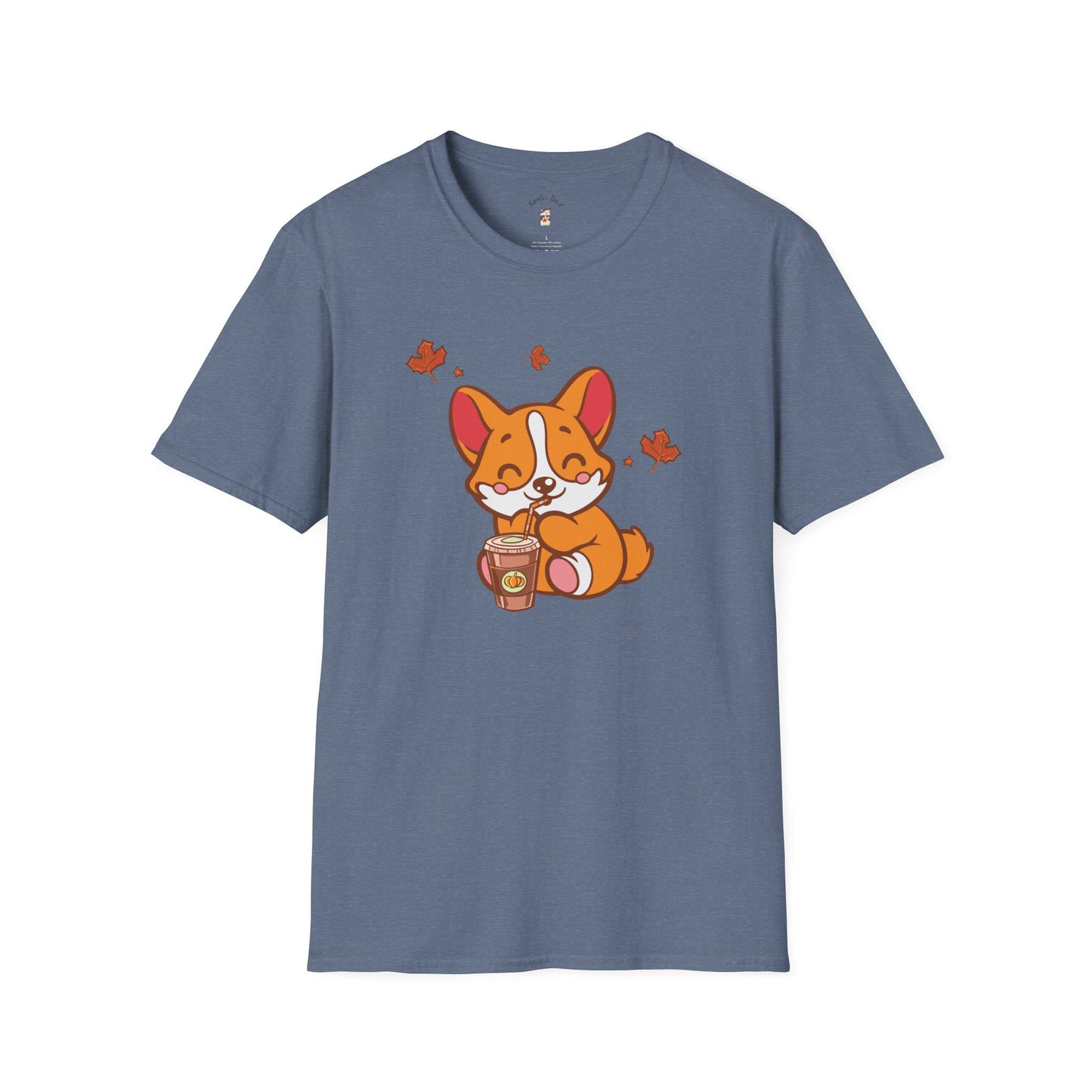 Cute Corgi, Coffee Lover tee Shirt, Halloween Fall