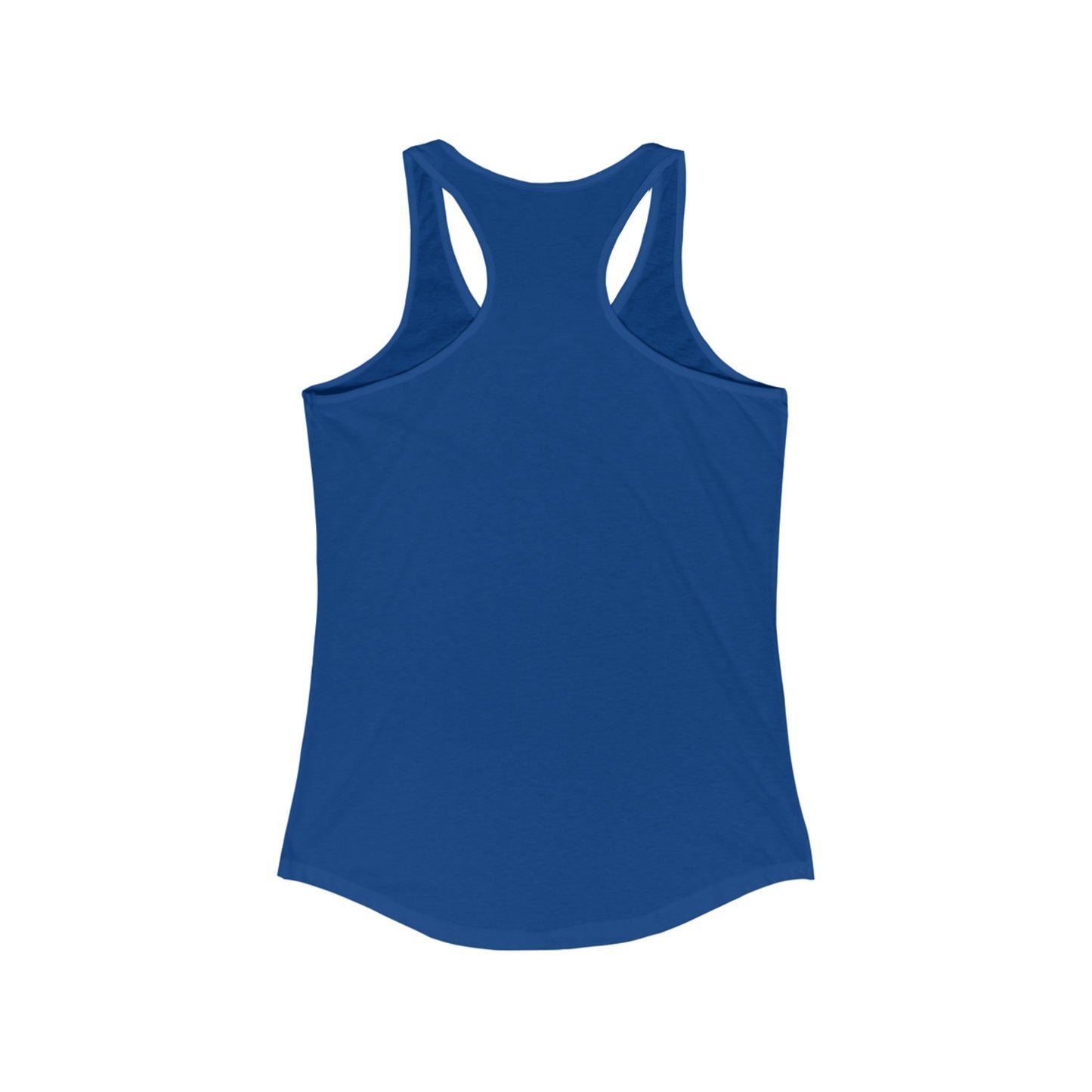 Women's Ideal Racerback Tank, D20 Floral Skeleton Ribcage, Gym Shirt