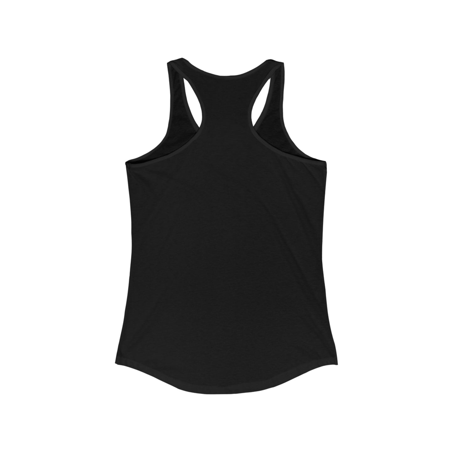 Women's Ideal Racerback Tank, D20 Floral Skeleton Ribcage, Gym Shirt