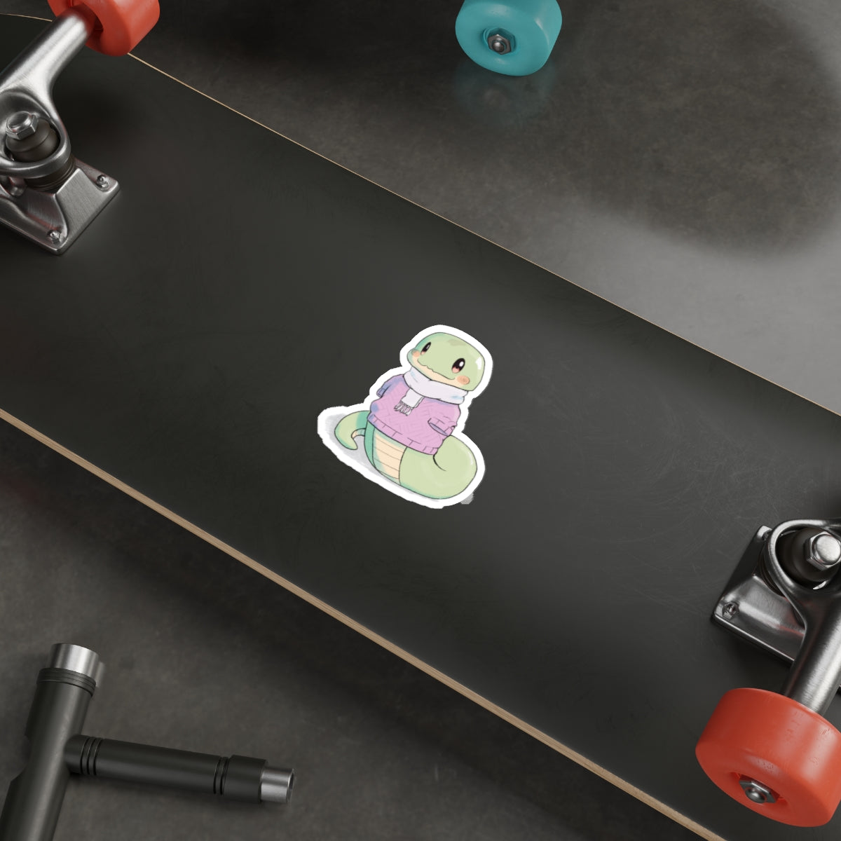 Cute Snake Die-Cut Sticker