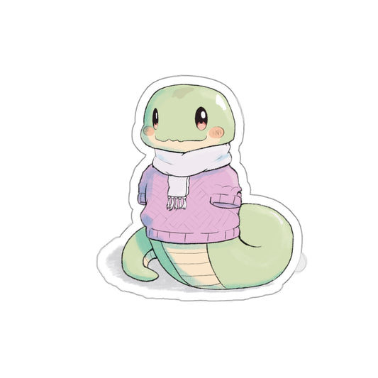 Cute Snake Die-Cut Sticker