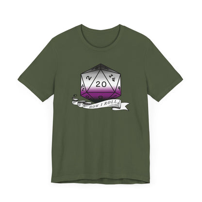Asexual Pride | This Is How I Roll | D20 Pride Unisex T-Shirt