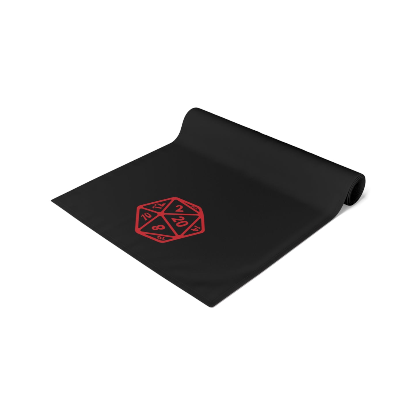 D20 Roll For Initiative Table Runner, Game Night, DnD Table. Gaming Table, (Cotton, Poly)