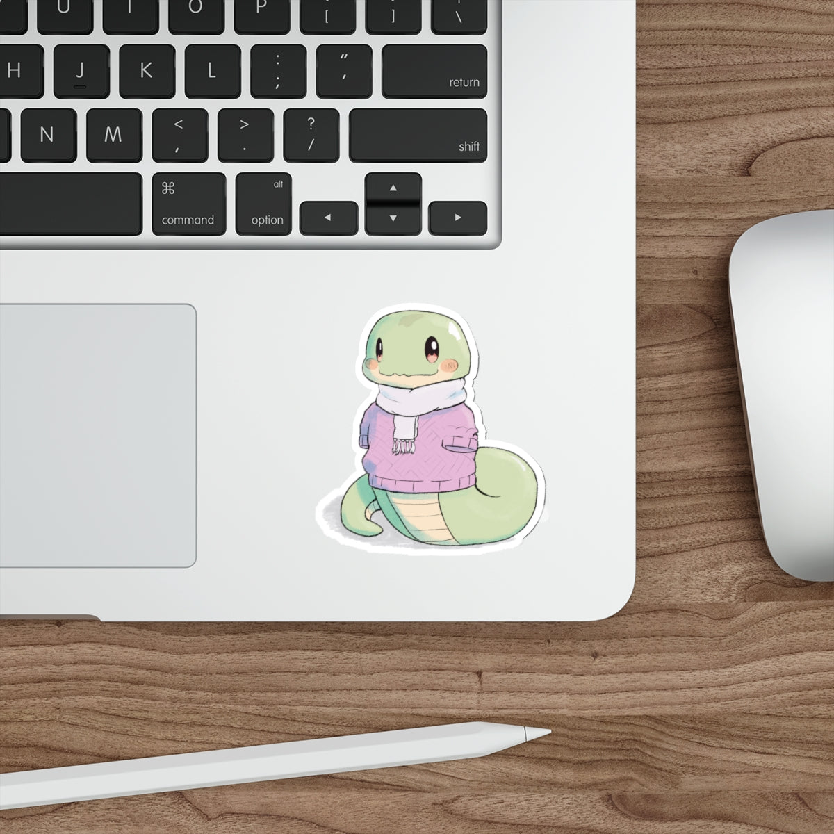 Cute Snake Die-Cut Sticker