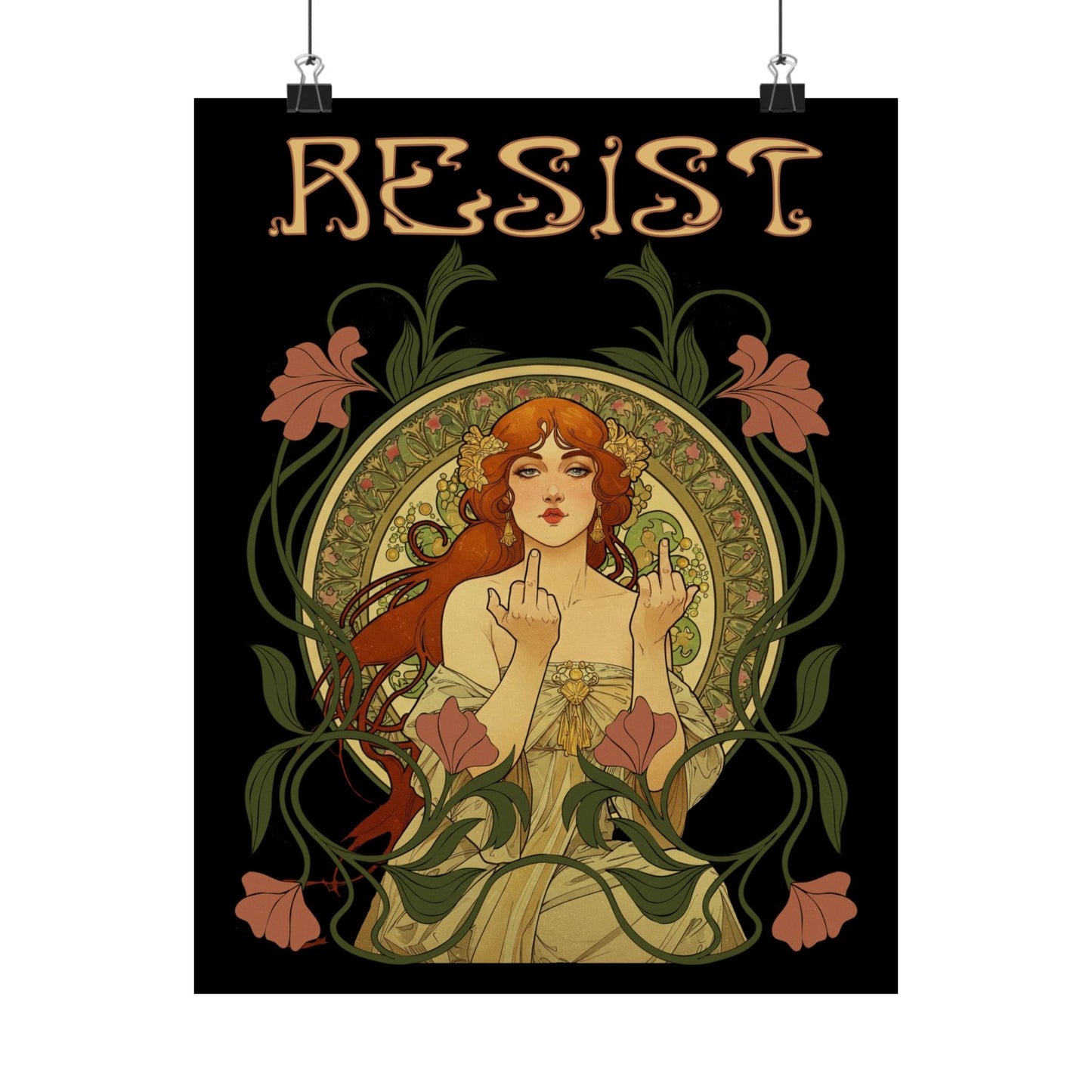 Empowering Matte Vertical Posters - Bold Art for Activists, Home Decor, Gift Ideas, Motivational Wall Art, Modern Feminism