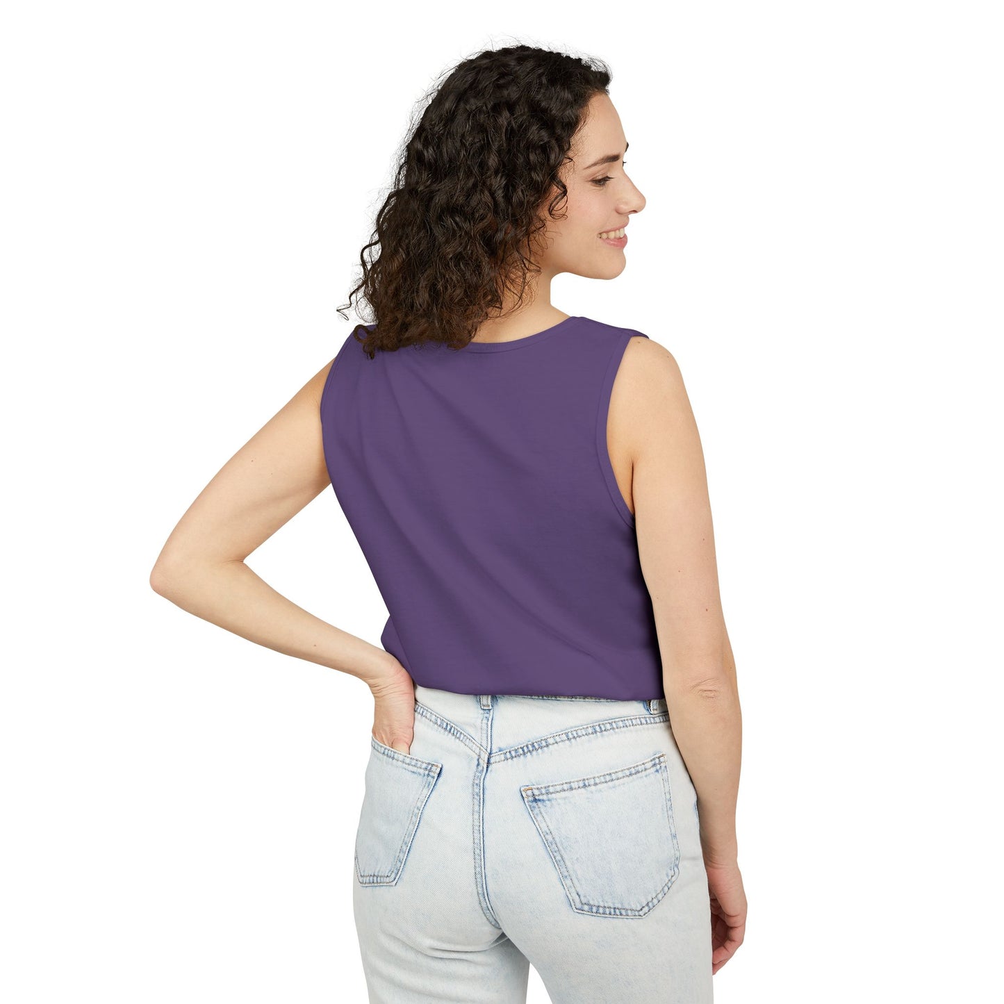Nerdy Asexual Pride | How I Roll | Pride Flag D20 | Unisex Garment-Dyed Tank Top