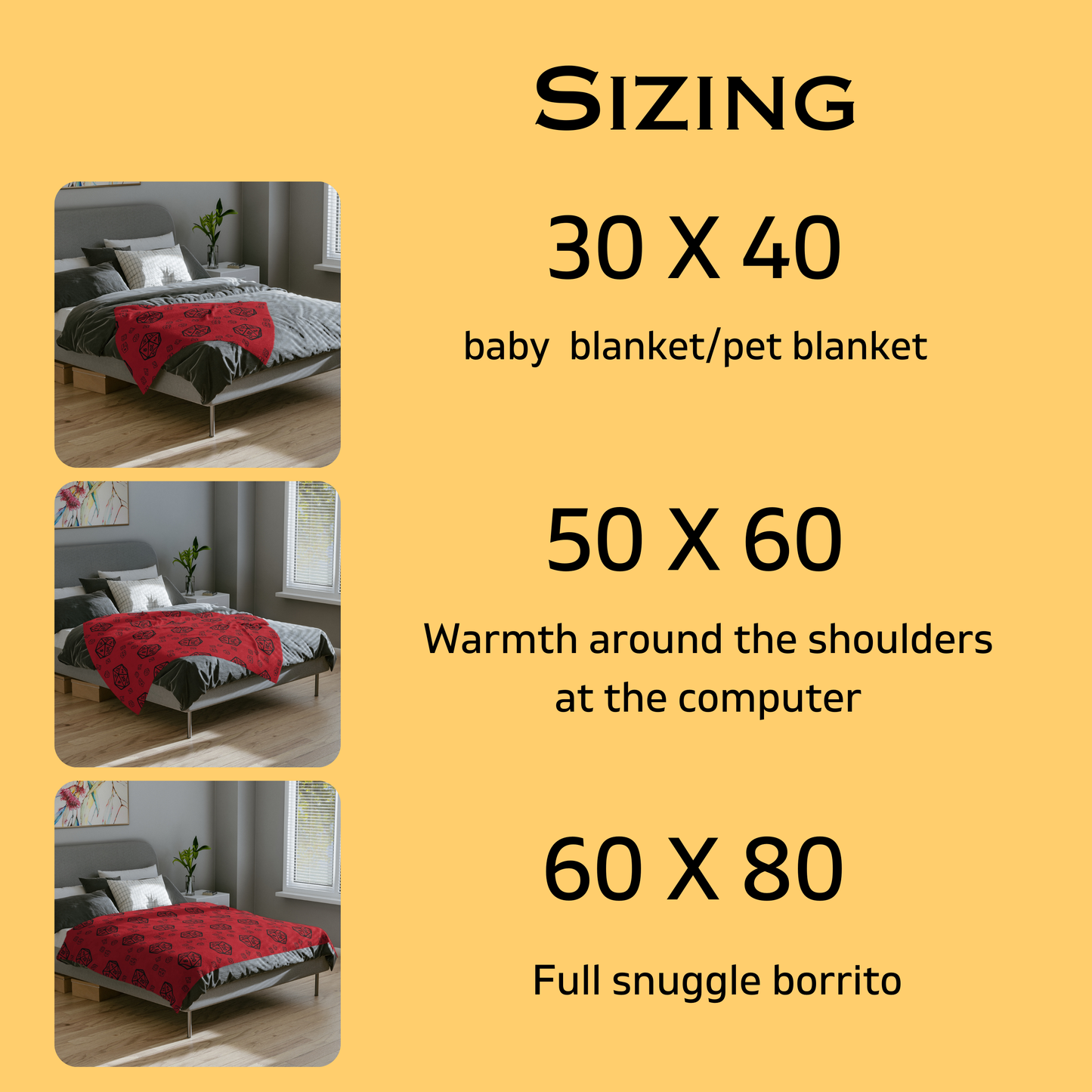D20 Red Cozy Lightweight Velveteen Microfiber Blanket, Dorm Room Throw, Reading Blanket, Gaming Blanket