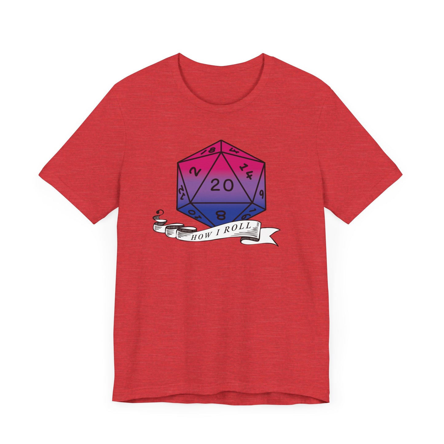 Bisexual Pride | This Is How I Roll | D20 Pride Unisex T-Shirt