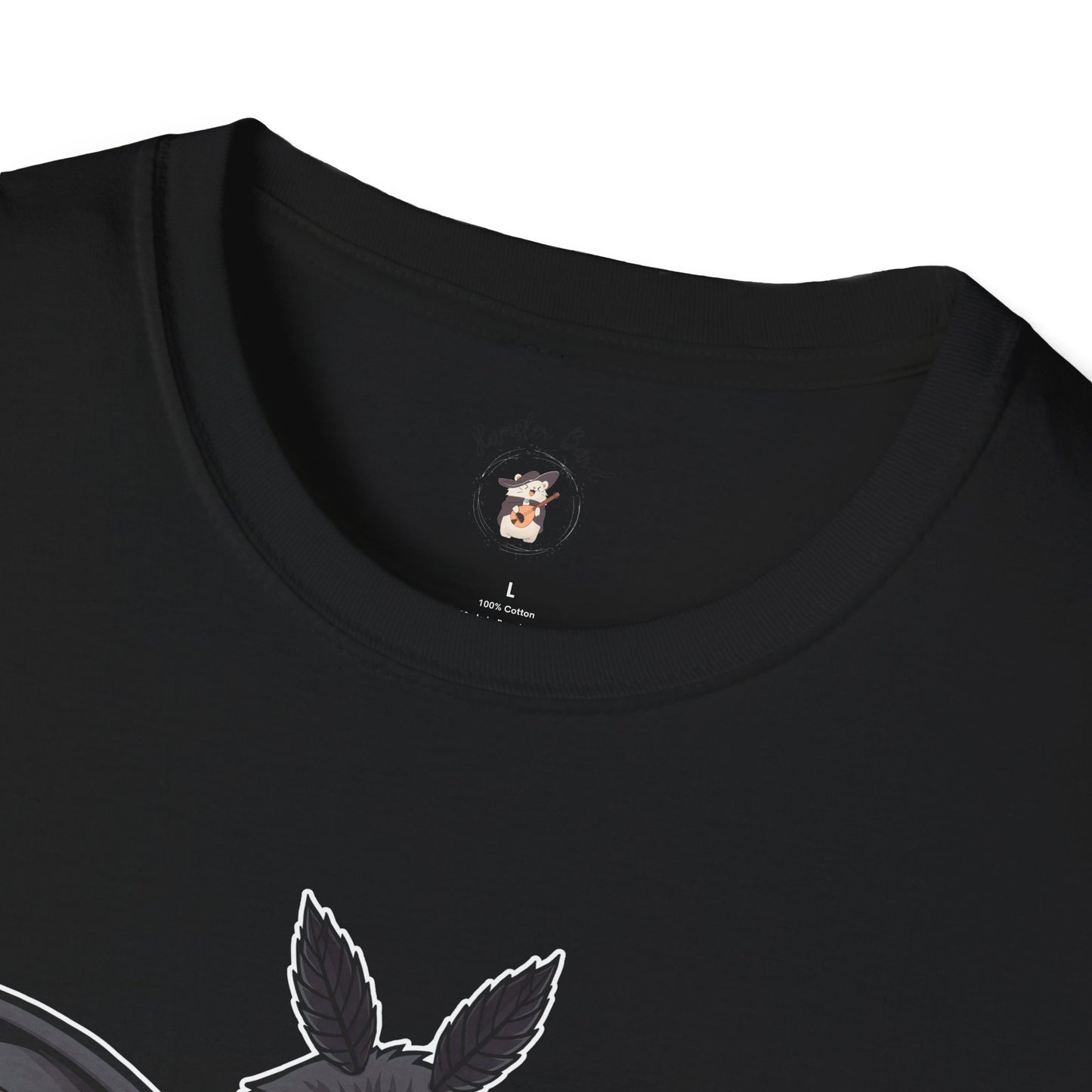 Cute Chibi Mothman T-Shirt, Cryptid Fan Shirt, Horror Graphic Tee, Halloween Gift for Cryptid Enthusiasts, Unisex Softstyle Shirt