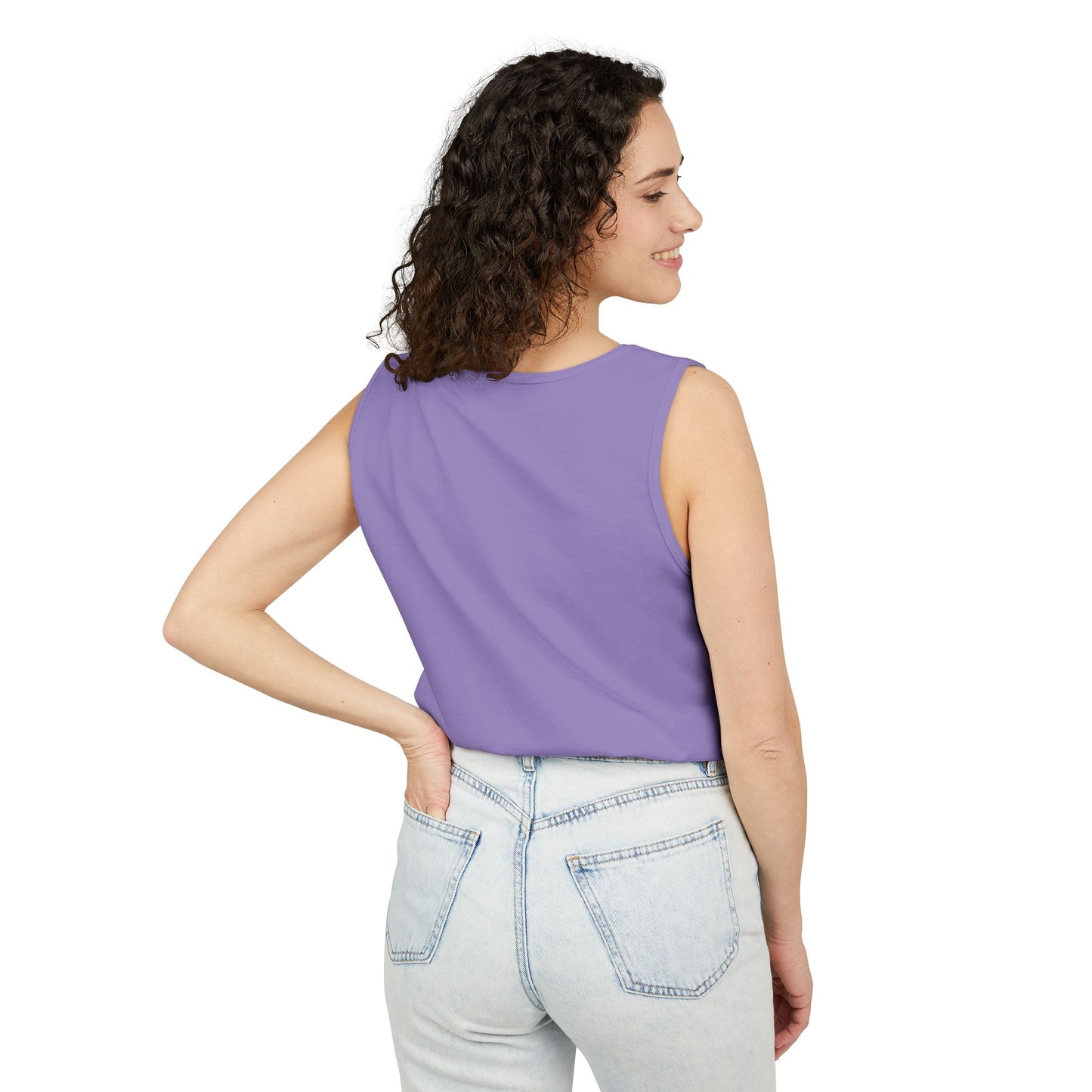Nerdy Asexual Pride | How I Roll | Pride Flag D20 | Unisex Garment-Dyed Tank Top