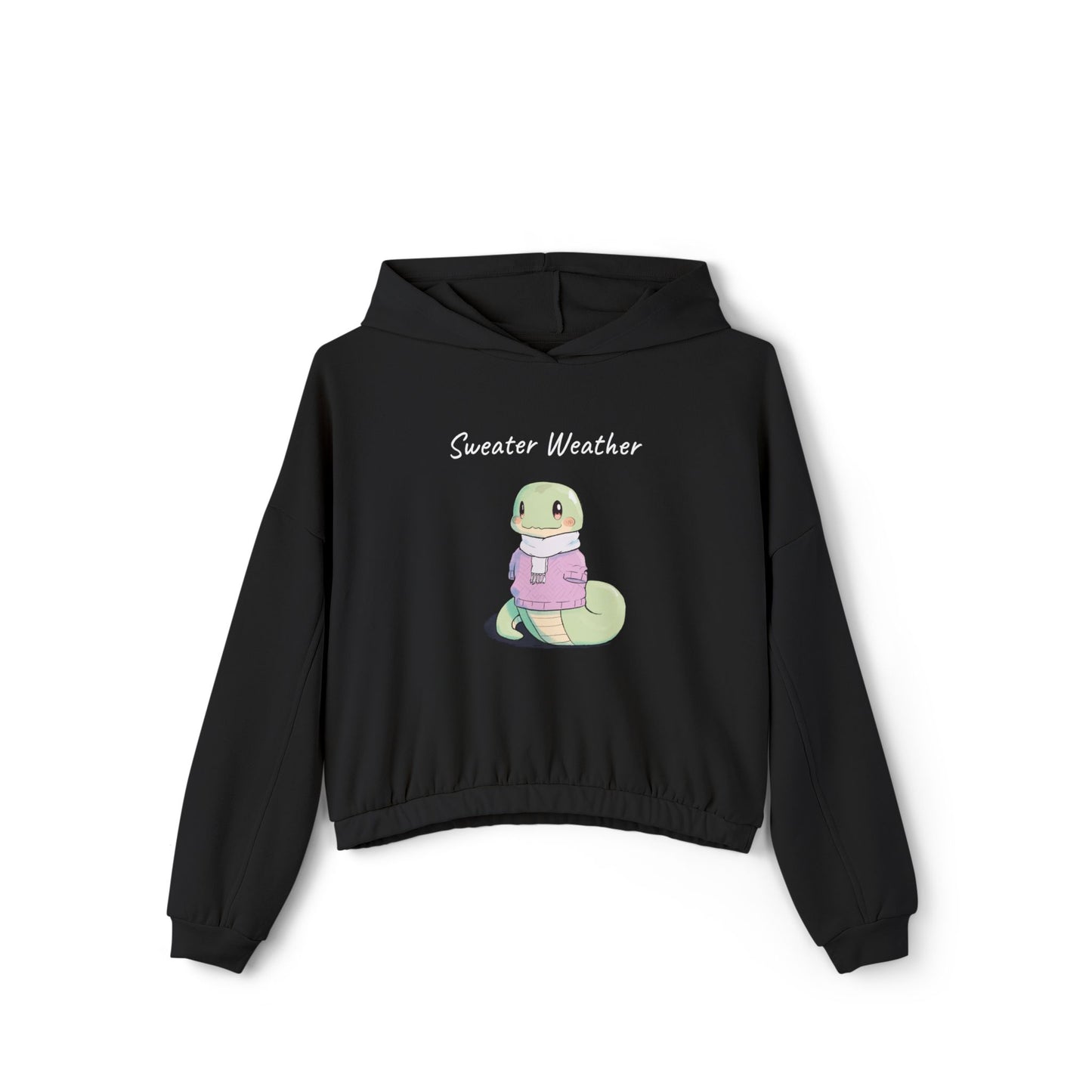 Snake Lover Women's 90's Retro Fit Cinched Waist Hoodie