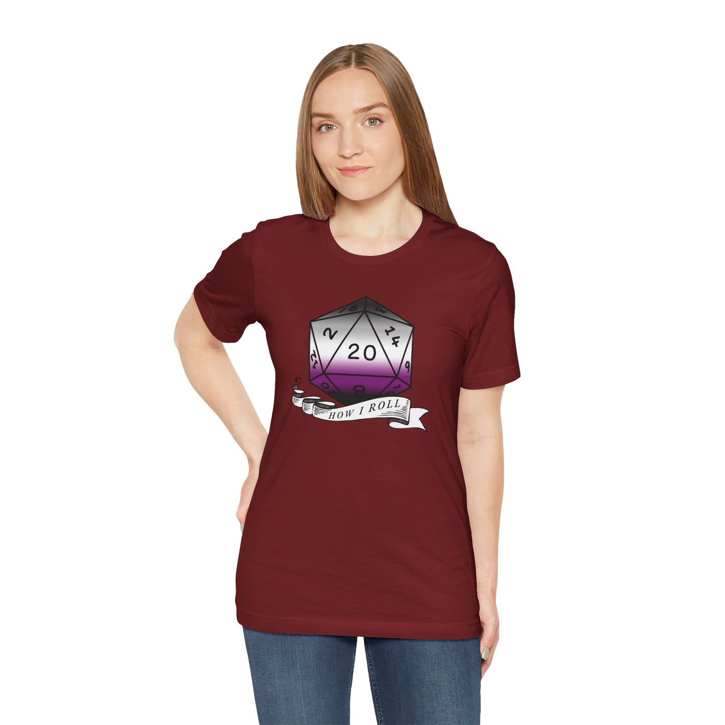 Asexual Pride | This Is How I Roll | D20 Pride Unisex T-Shirt