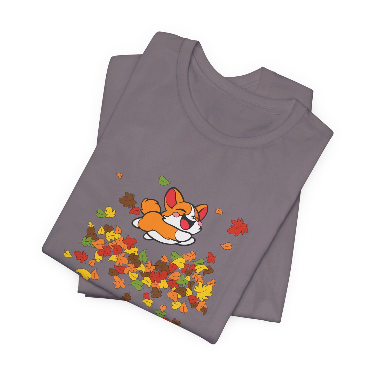 Cute Corgi Fall Autumn Leaves T-Shirt