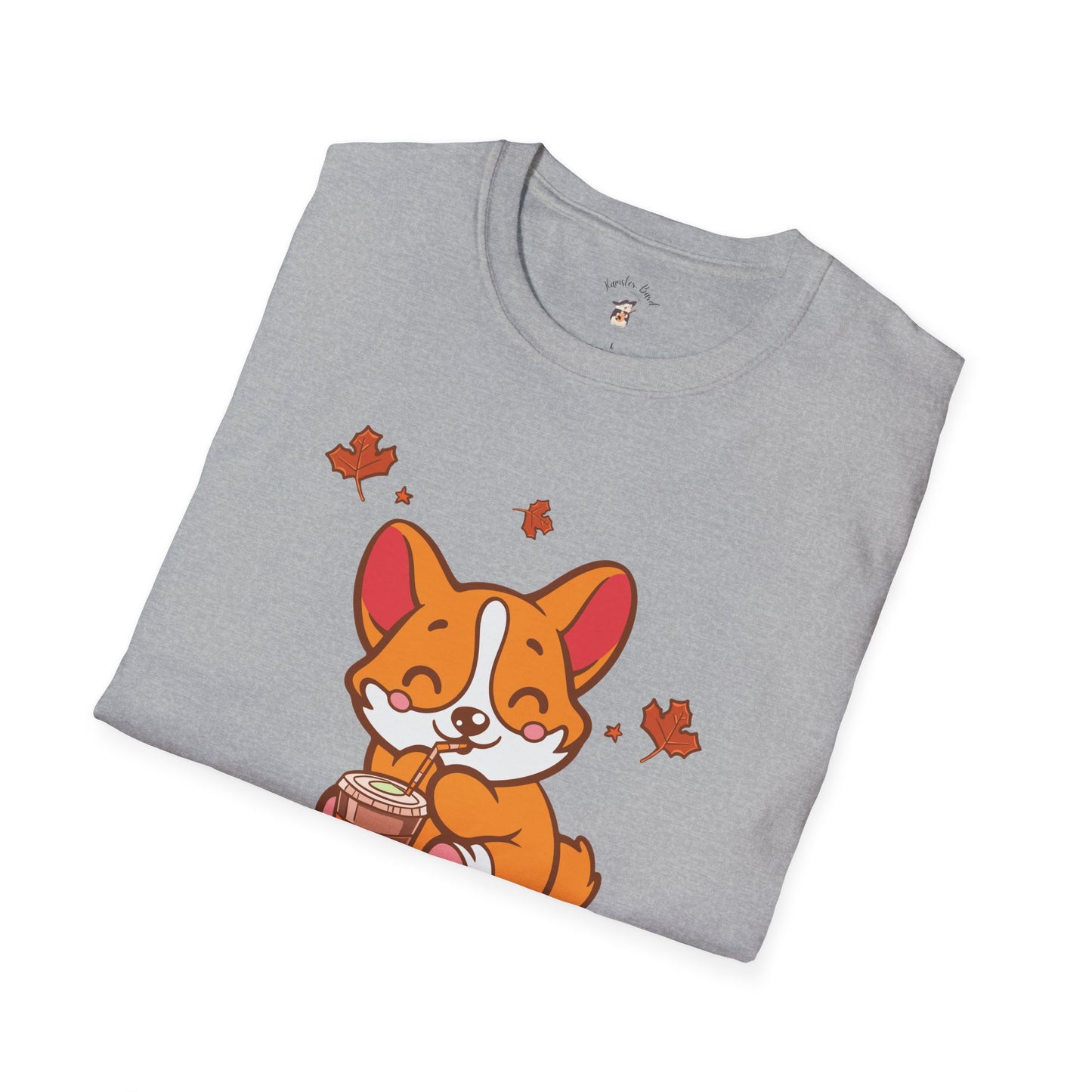 Cute Corgi, Coffee Lover tee Shirt, Halloween Fall