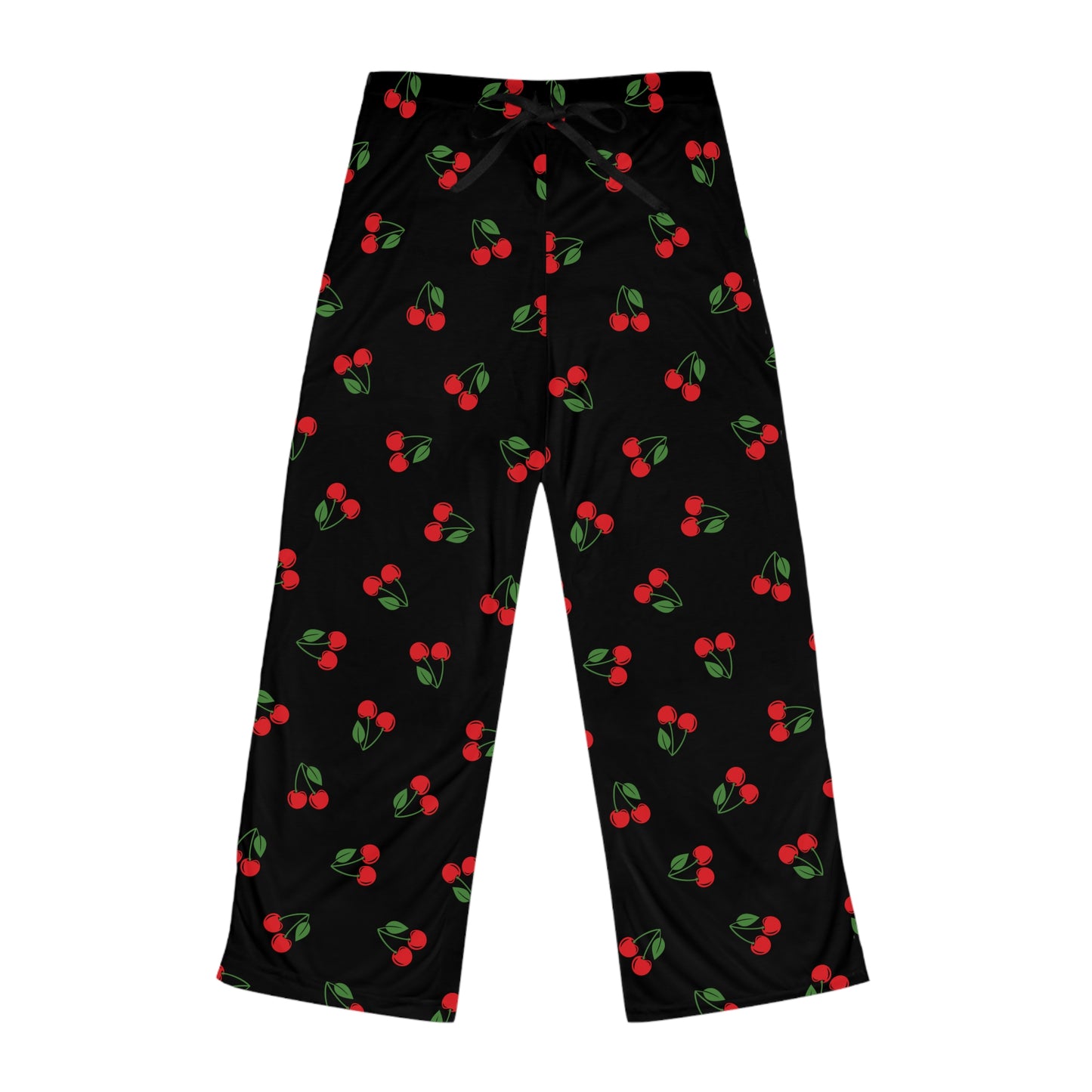 Women's Cherry Pajama Pants, Comfortable Sleepwear, Cute Loungewear for Home, Gift for Her, Cozy PJs