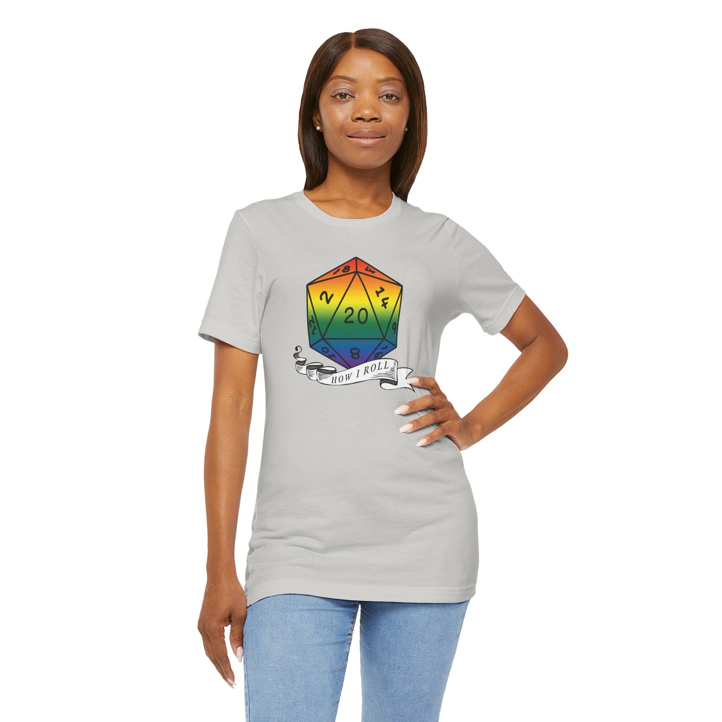 Gay Pride | This Is How I Roll | D20 Pride Unisex T-Shirt