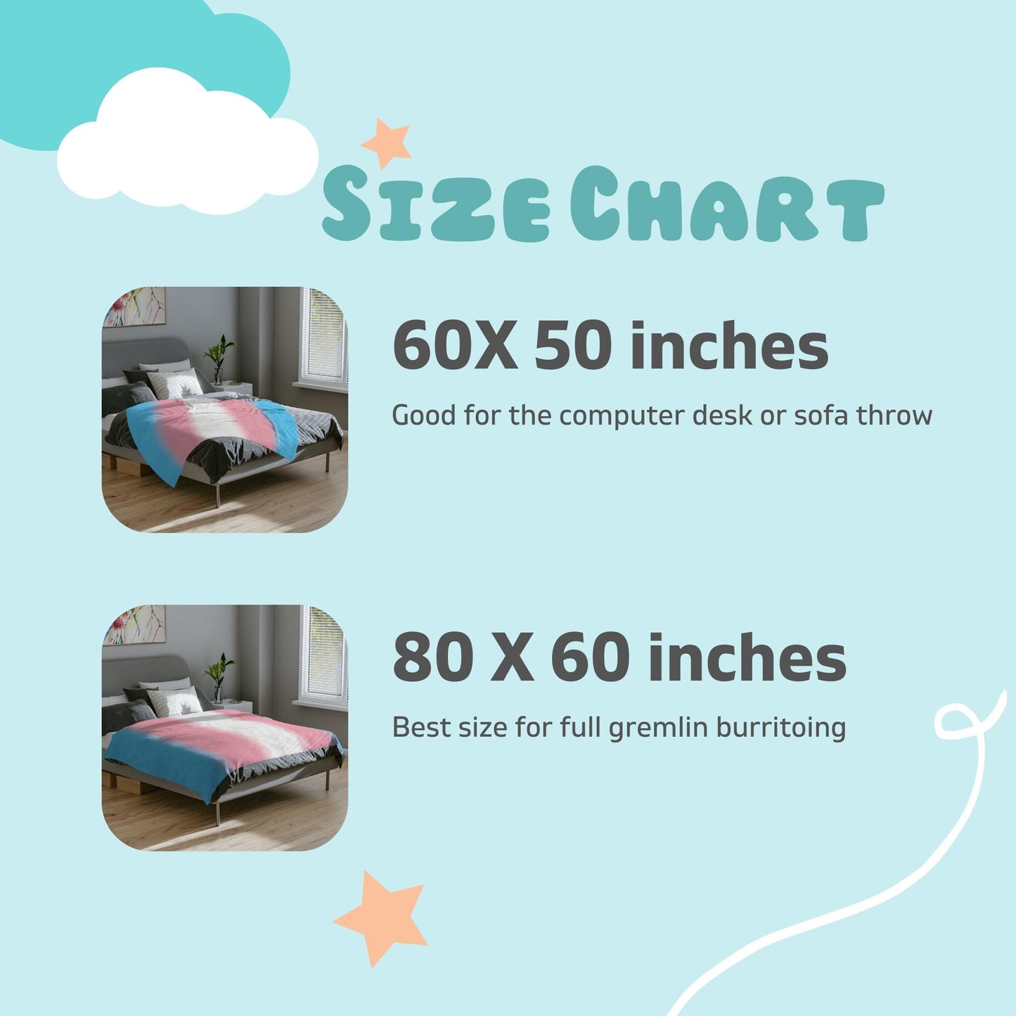 Trans Pride Flag Cozy Lightweight Velveteen Microfiber Blanket, Reading Blanket, Dorm Room Throw