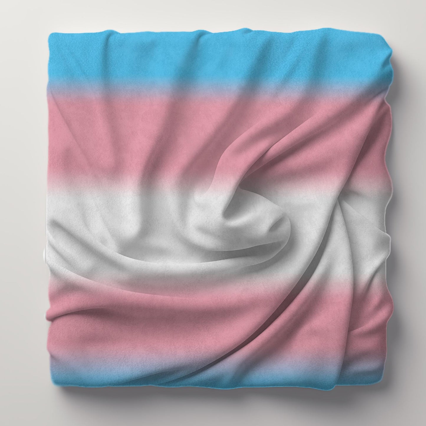 Trans Pride Flag Cozy Lightweight Velveteen Microfiber Blanket, Reading Blanket, Dorm Room Throw