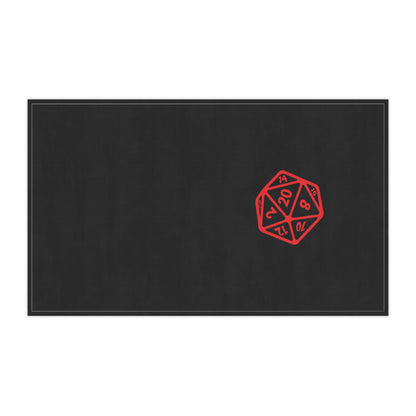 D20 Dice Tea Towels, Gamer Gift, Dungeons and Dragons Kitchen Towel, Nerdy Gaming Decor, Cotton Twill Towel