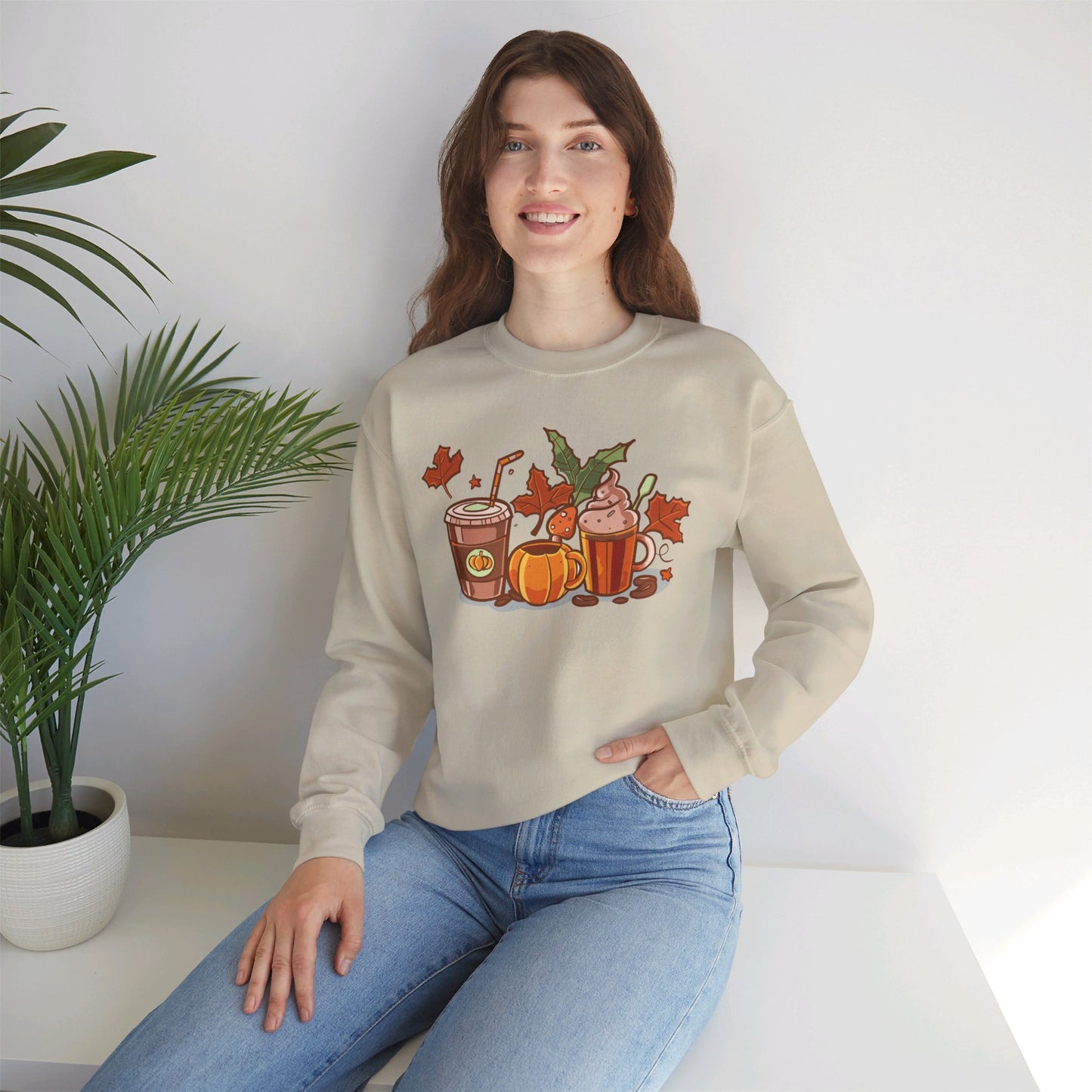 Cute Fall Vibes PSL Coffee Lover Sweatshirt