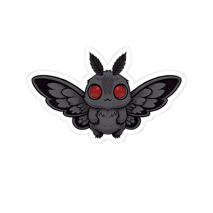 Kawaii Mothman Cute Chibi Decals for Laptops, Water Bottles, Journals, Gifts, and Party Favors, Decal, Laptop Sticker, Kiss-Cut Stickers