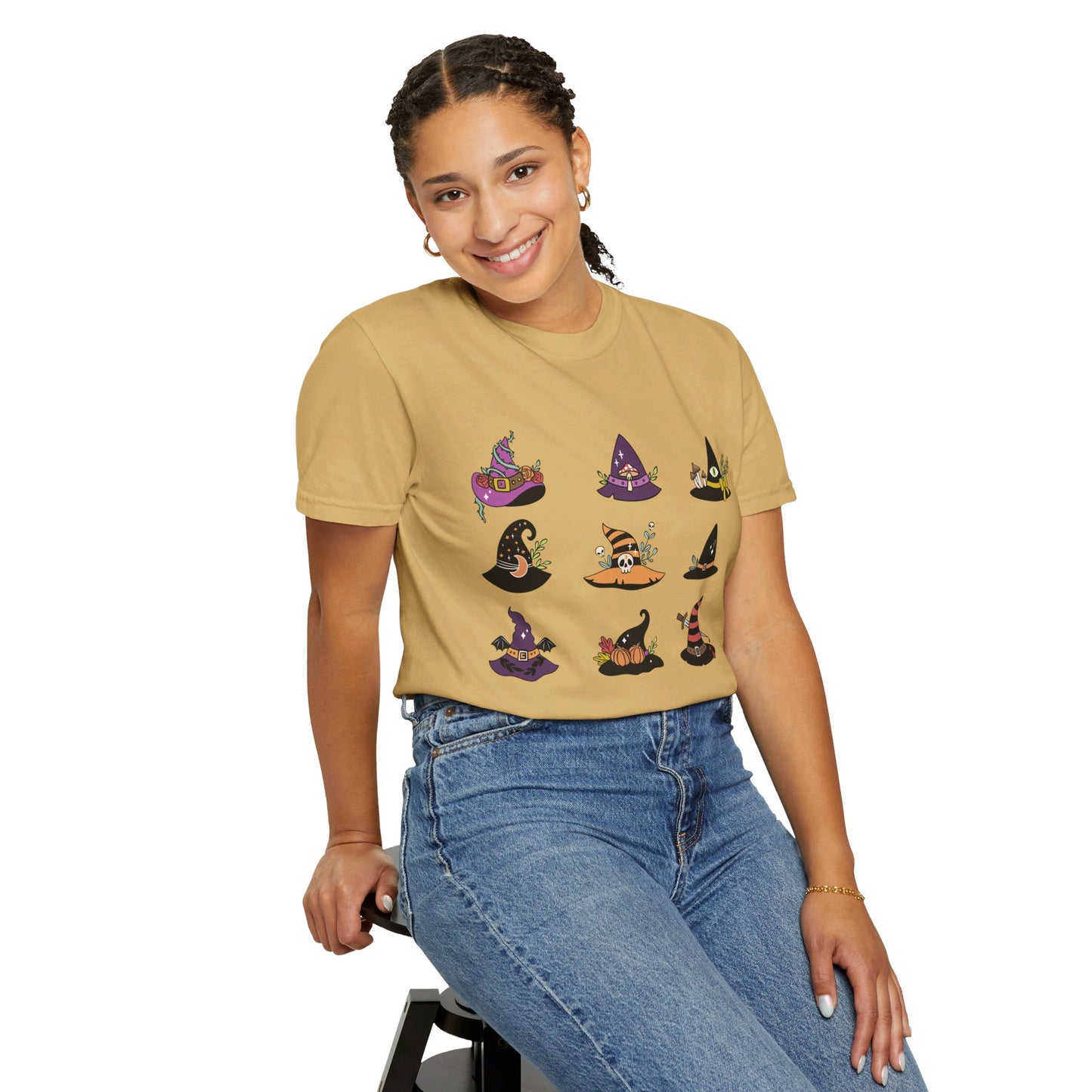 Spooky Cute Halloween Witch Hat T-shirt