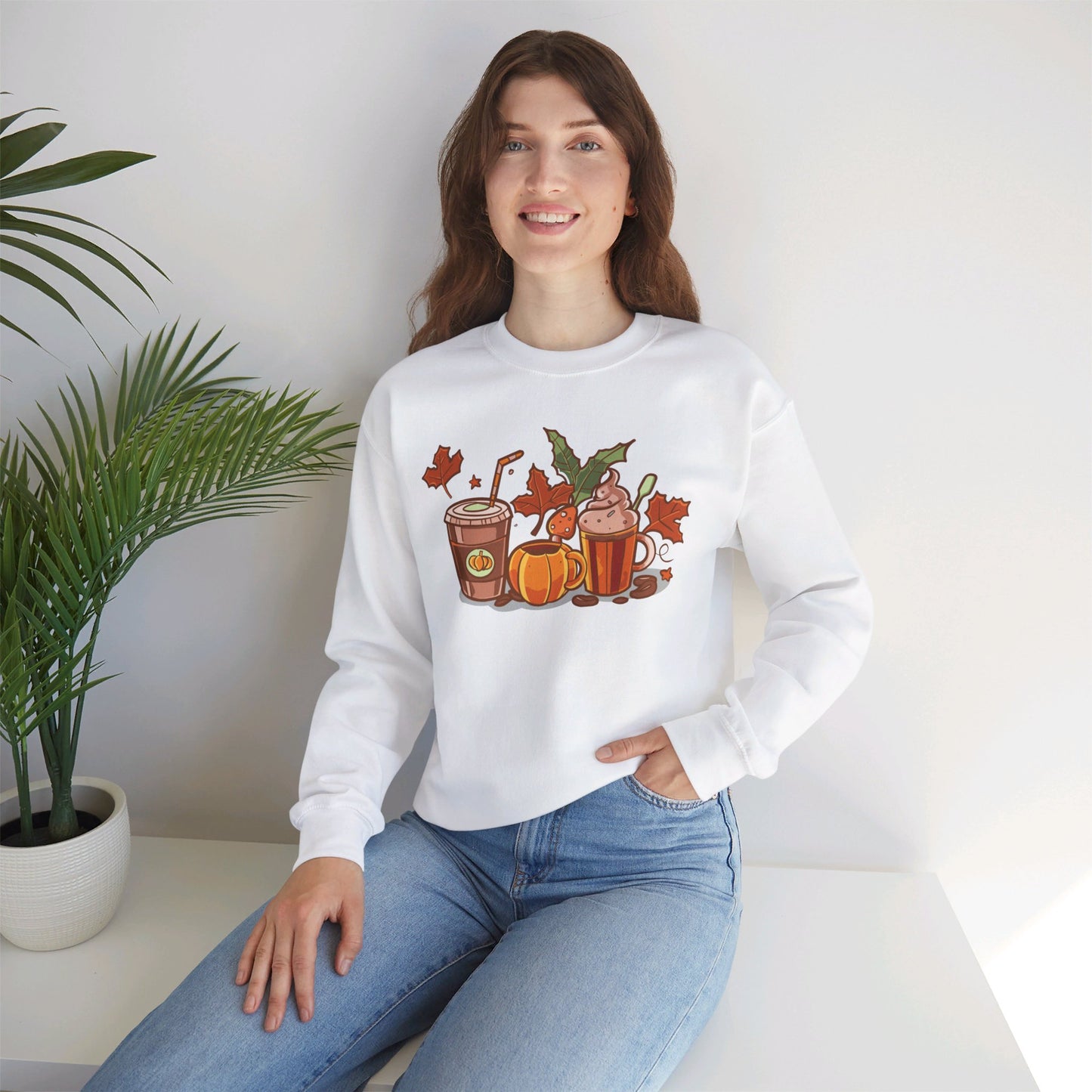 Cute Fall Vibes PSL Coffee Lover Sweatshirt