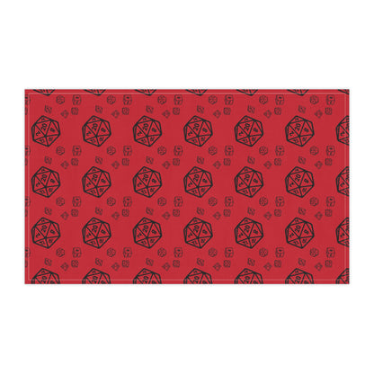 D20 Dice Pattern Tea Towels, Gamer Home Decor, Kitchen Gift for Chefs, Dungeons & Dragons, Geeky Kitchen Towels