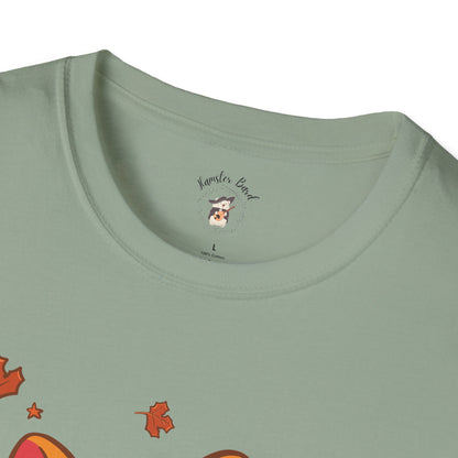 Cute Corgi, Coffee Lover tee Shirt, Halloween Fall Pumpkin Spice Latte, Unisex Softstyle T-Shirt