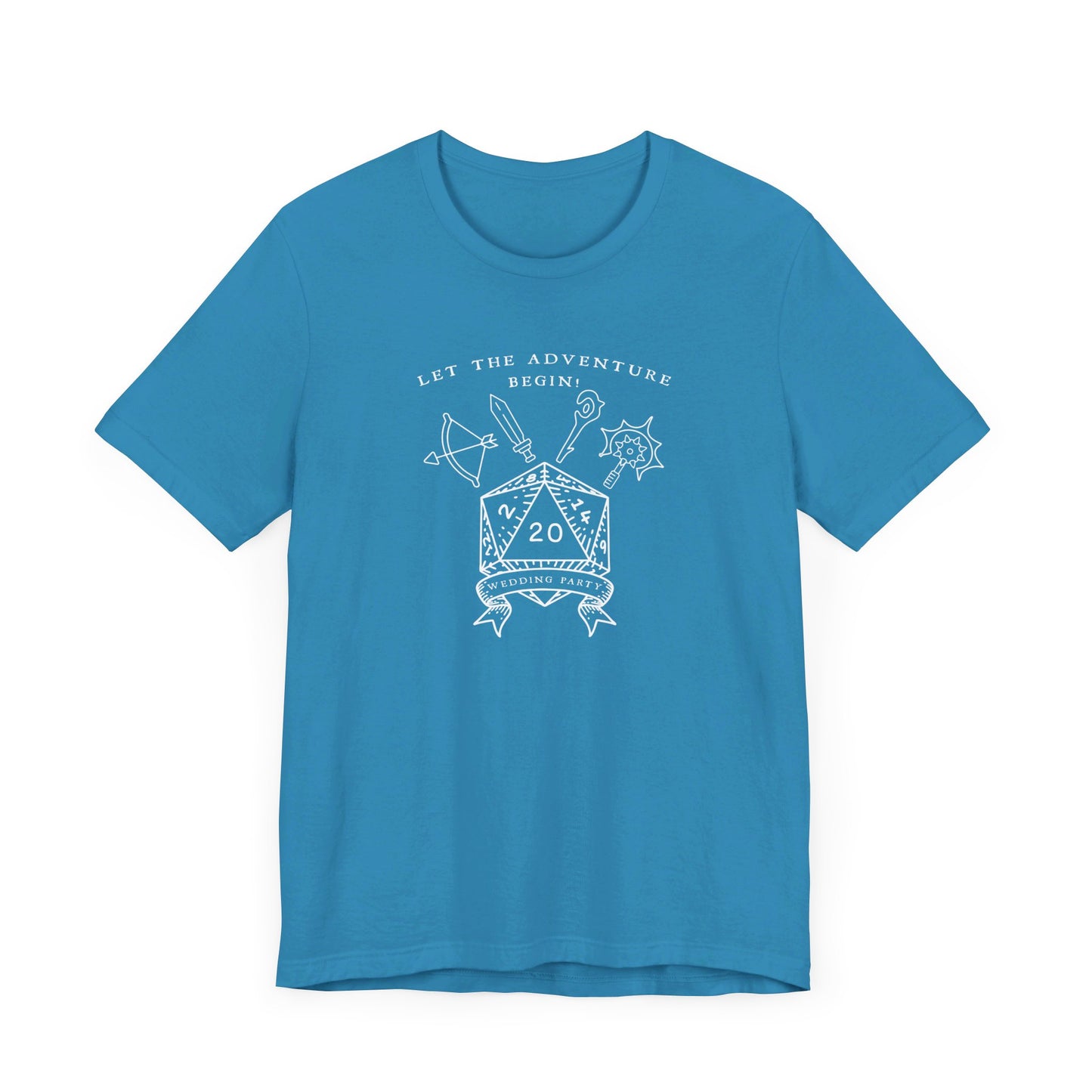 Co-Ed Gender Neutral Dungeons & Dragons Wedding Party T-Shirts |TTRPG | Unisex T-Shirt | Nerdy Non-Binary