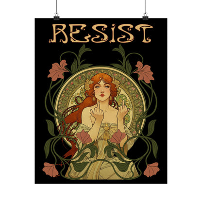 Empowering Matte Vertical Posters - Bold Art for Activists, Home Decor, Gift Ideas, Motivational Wall Art, Modern Feminism