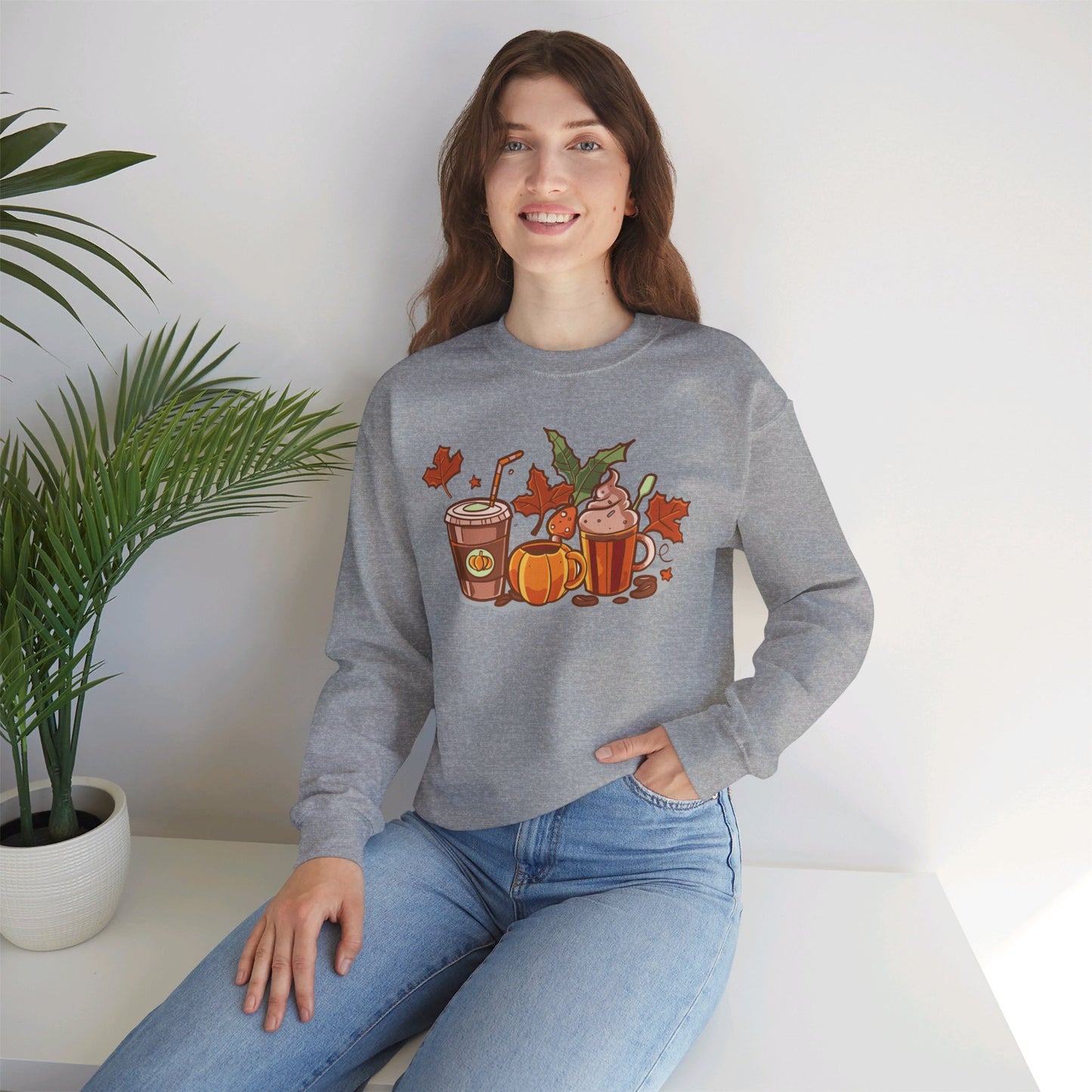 Cute Fall Vibes PSL Coffee Lover Sweatshirt