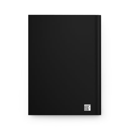 Dark Academia Hardcover Journal - William Blake Quote, 'Some are born to endless night', Bat Design, Poetry Lovers Gift