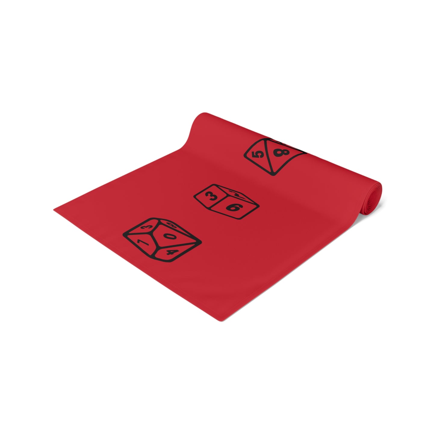 D20 Table Runner, Perfect for Game Night Decor, RPG Decorations, Dungeons & Dragons Tabletop Games, Unique Gift for Gamers