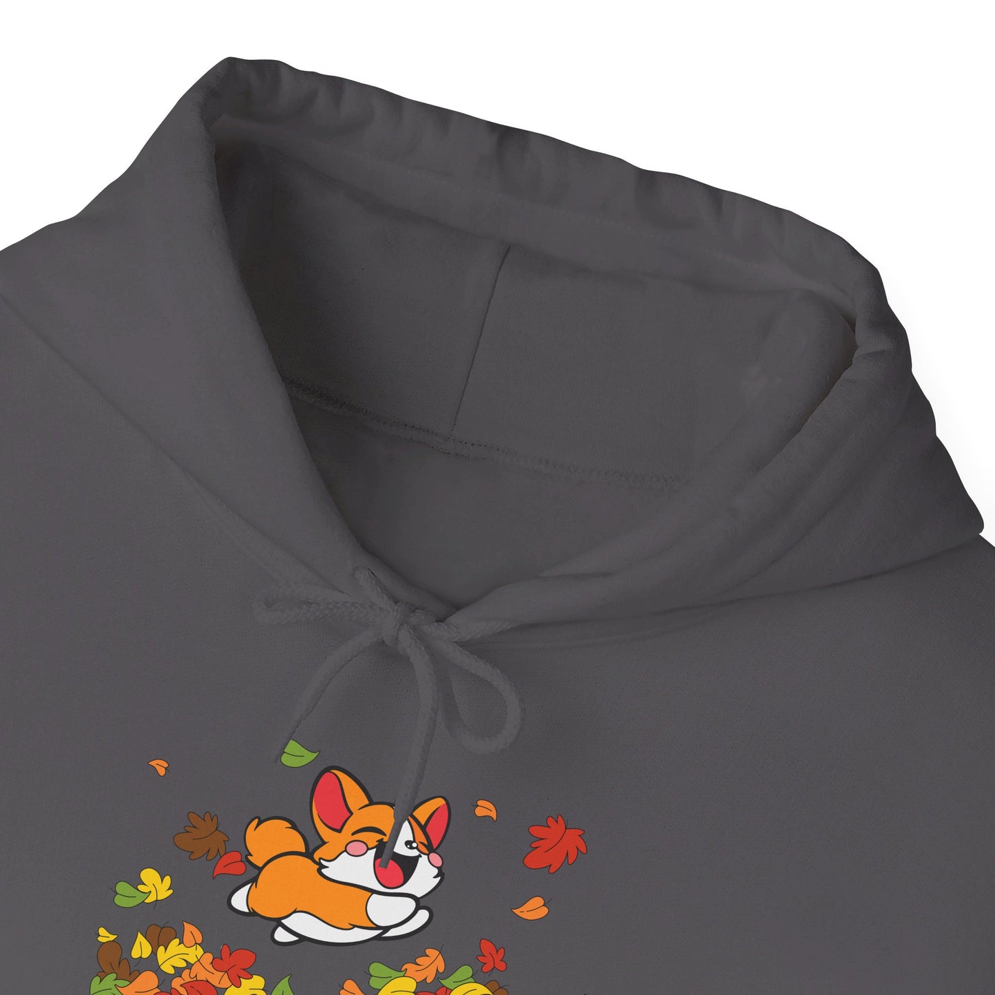 Cute Corgi Fall Autumn Leaves Hoodie