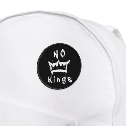 No Kings Anti Trump Iron On Patches, Backpack Jacket DIY Patch, Political Protest Activist Gift, Resistance IronOn Applique Badge, Shirt Hat