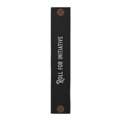 D20 Roll For Initiative Table Runner, Game Night, DnD Table. Gaming Table,  (Cotton, Poly)