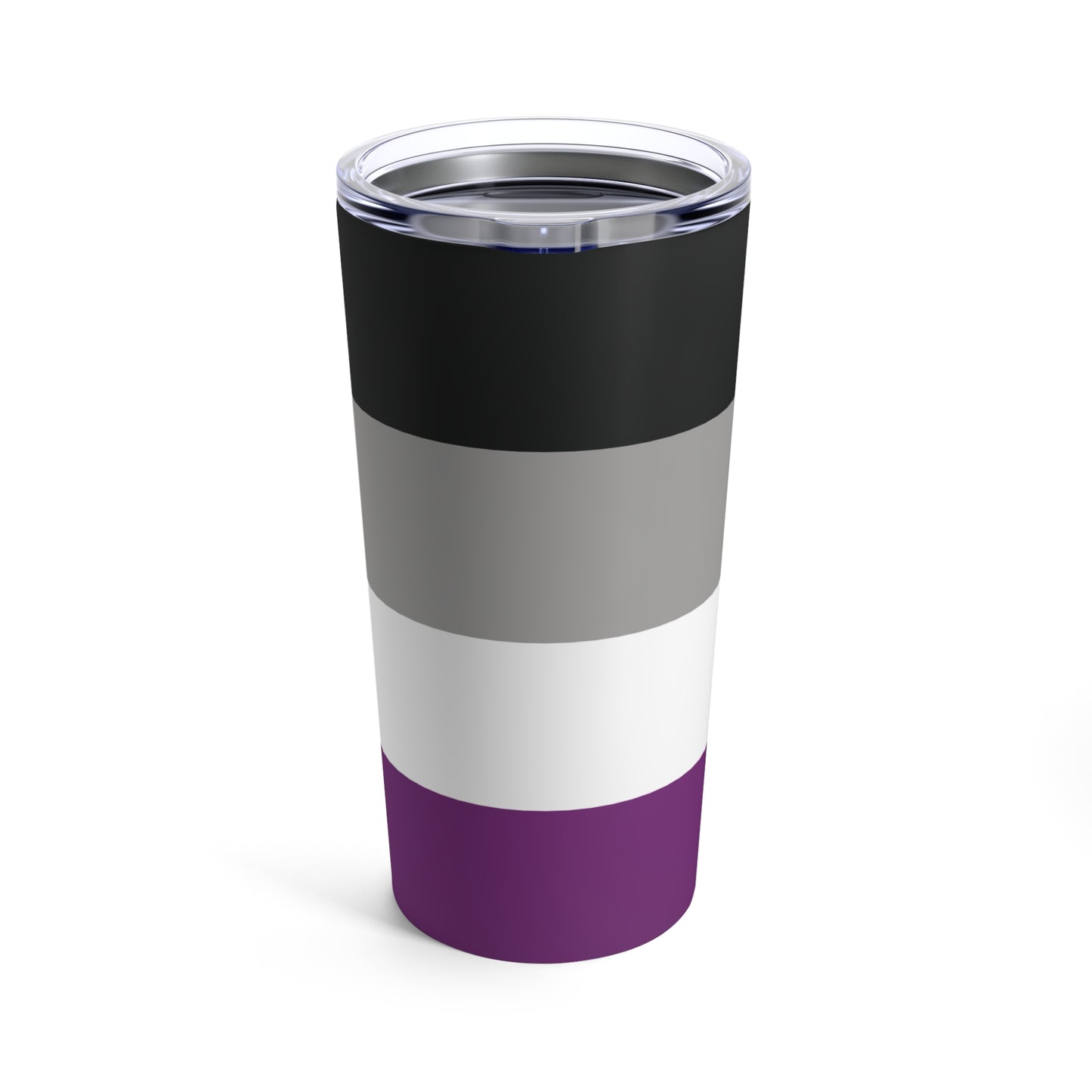 Nerdy Asexual Pride Tumbler | How I Roll | Ace Gift | 20 oz