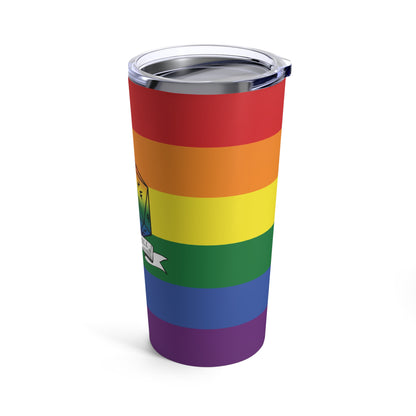 Nerdy Gay Pride Tumbler | How I Roll | 20 oz