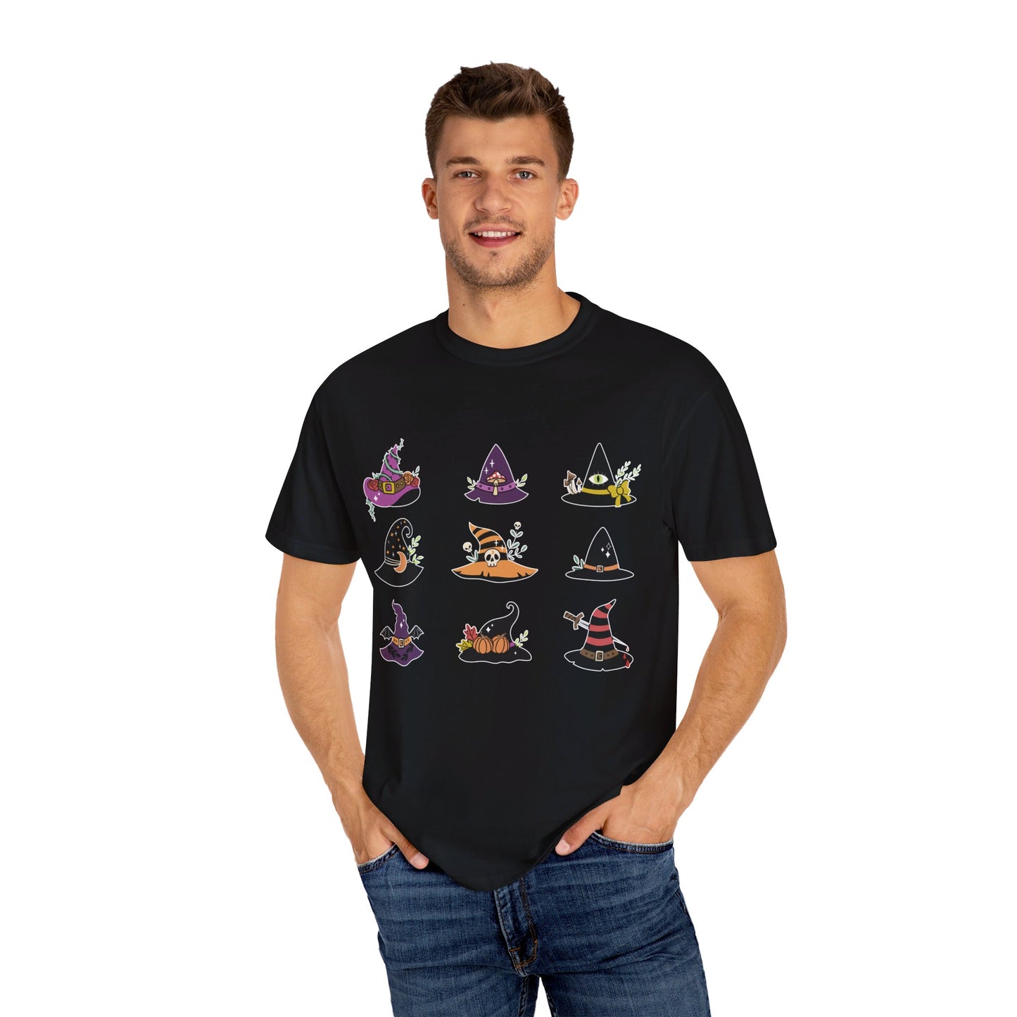 Spooky Cute Halloween Witch Hat T-shirt