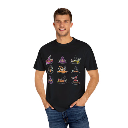 Spooky Cute Halloween Witch Hat T-shirt