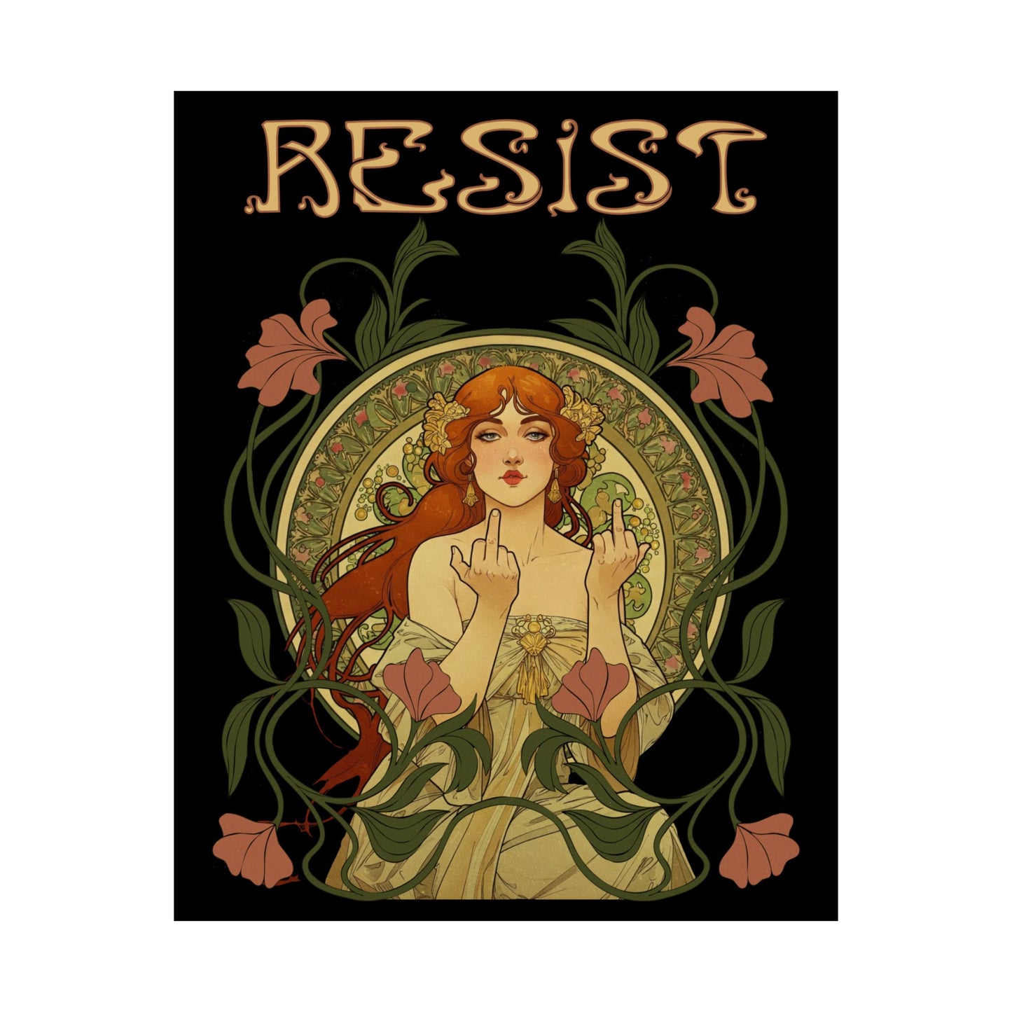 Empowering Matte Vertical Posters - Bold Art for Activists, Home Decor, Gift Ideas, Motivational Wall Art, Modern Feminism