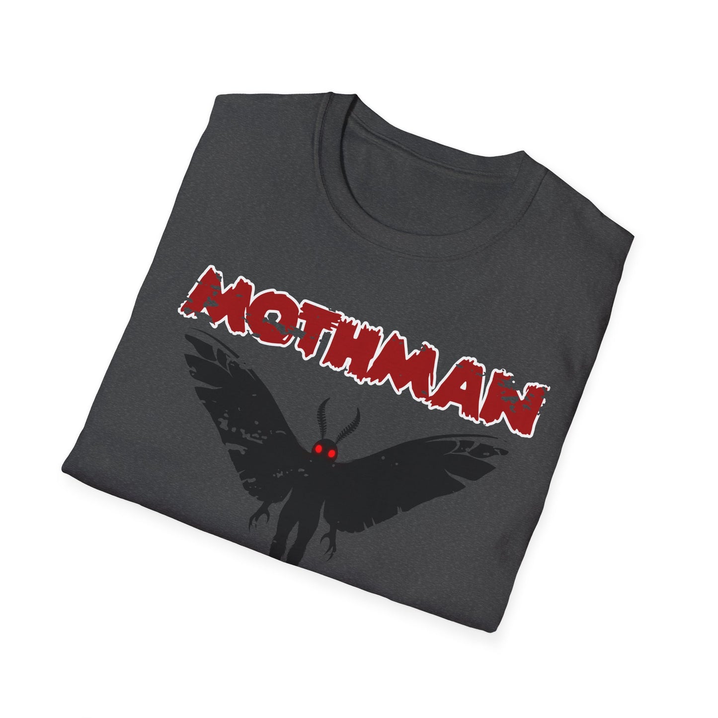 Cryptid Fan Shirt, Mothman Tee, Horror Graphic T-Shirt, Halloween Shirt, Grunge Style