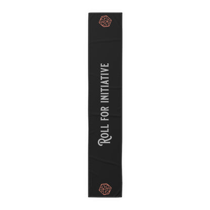 D20 Roll For Initiative Table Runner, Game Night, DnD Table. Gaming Table,  (Cotton, Poly)
